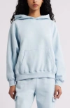 Bp. Fleece Detail Oversize Raglan Hoodie In Blue