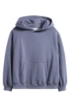 Bp. Fleece Detail Oversize Raglan Hoodie In Gray