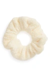 Bp. Fleece Scrunchie In Ivory