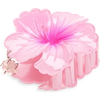 Bp. Floral Claw Clip In Pink