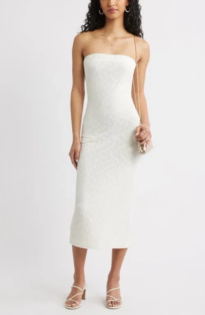 Bp. Floral Lace Body-con Midi Dress