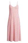 Bp. Floral Print Slipdress In Pink Balm Maggie Floral