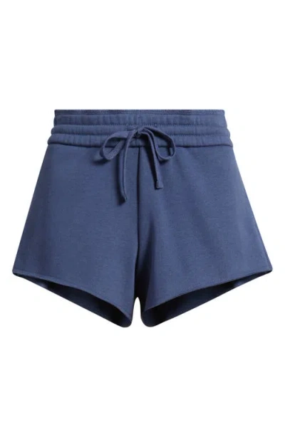 Bp. Foldover Fleece Mini Sweat Shorts In Blue