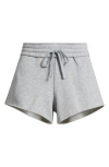 Bp. Foldover Fleece Mini Sweat Shorts In Gray