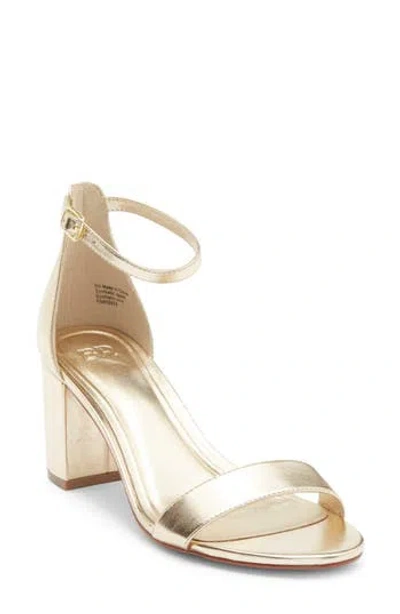 Bp. Frenchie Block Heel Ankle Strap Sandal In Gold