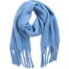 Bp. Fringe Blanket Scarf In Blue
