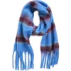 Bp. Fringe Blanket Scarf In Blue