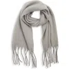 Bp. Fringe Blanket Scarf In Grey
