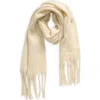 Bp. Fringe Blanket Scarf In Ivory