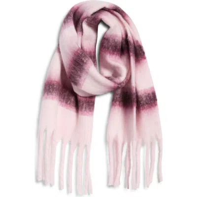 Bp. Fringe Blanket Scarf In Pink