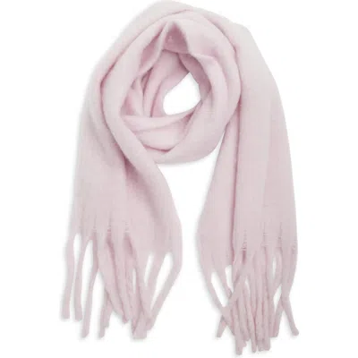 Bp. Fringe Blanket Scarf In Purple