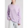 Bp. Fuzzy Oversize Sweater In Purple