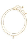 BP. GENUINE PEARL LAYERED NECKLACE