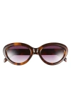 Bp. Gradient Cat Eye Sunglasses In Brown