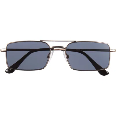 Bp. Gradient Rectangular Aviator Sunglasses In Silver