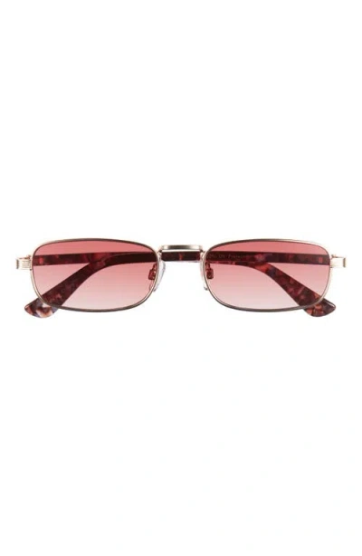 Bp. Gradient Rectangular Sunglasses In Gold