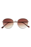 Bp. Gradient Round Sunglasses In Gold