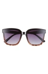 Bp. Gradient Square Sunglasses In Black Tort