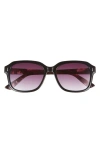 Bp. Gradient Square Sunglasses In Black Tort