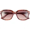 Bp. Gradient Square Sunglasses In Brown