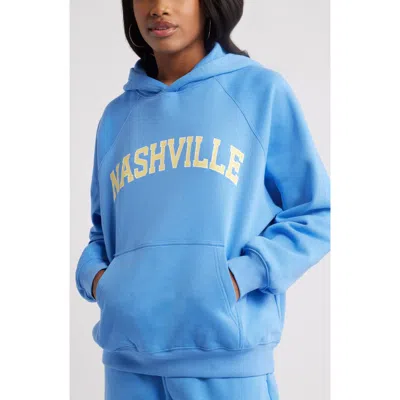 Bp. Graphic Hoodie In Blue- Yellow Nashville