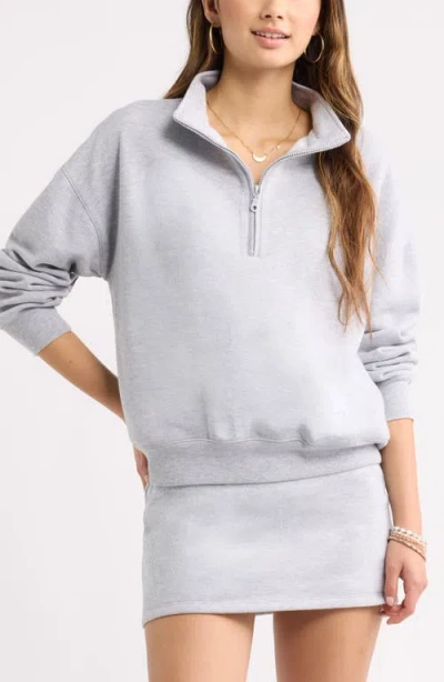 Bp. Half Zip Sweatshirt In Pink