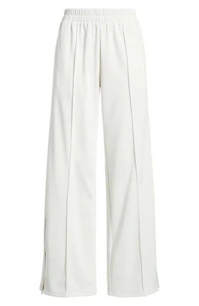 Bp. High Waist Fleece Track Pants In White
