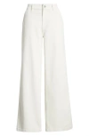 Bp. Corduroy Wide Leg Jeans In White Blanc