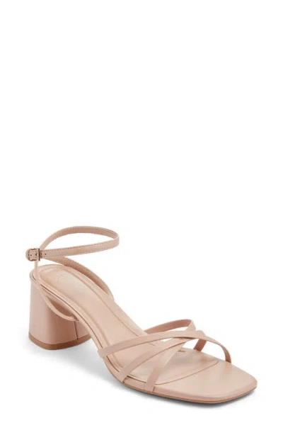 Bp. Isabelle Heel Ankle Strap Sandal In Neutral