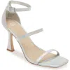 Bp. Jessa Ankle Strap Sandal In Silver Iridescent