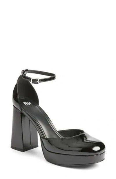 Bp. Journee Ankle Strap Platform Pump In Black