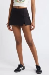 Bp. Knit Miniskort In Black Jet