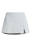 Bp. Knit Miniskort In Grey Soft Heather