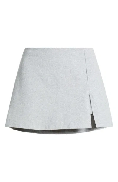 Bp. Knit Miniskort In Grey Soft Heather