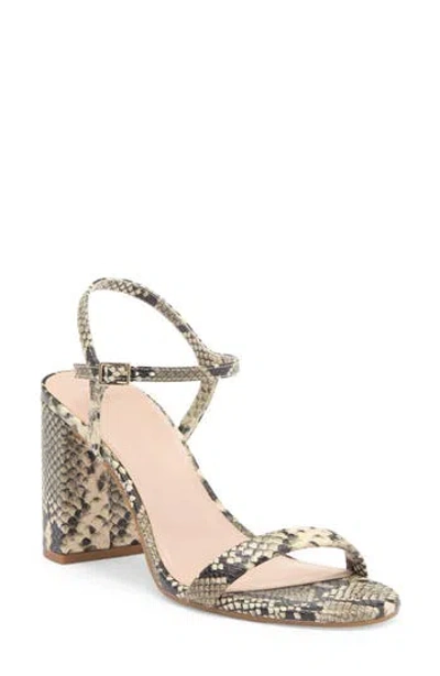 Bp. Lexy Sandal In Black - White Snake