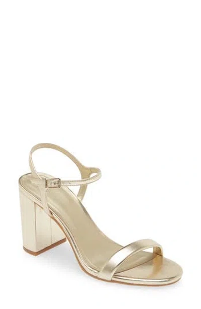 Bp. Lexy Sandal In Gold Metallic