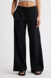 Bp. Linen Beach Pants In Black