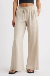 Bp. Linen Beach Pants In Natural