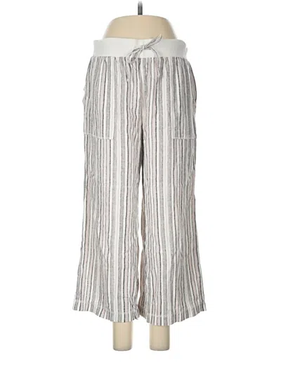 Pre-owned Bp. Linen Pants In Silver