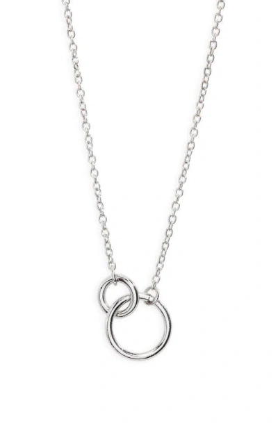 Bp. Linked Circle Necklace In Silver