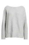 Bp. Lofty Boat Neck Oversize Sweater In Gray
