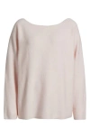 Bp. Lofty Boat Neck Oversize Sweater In Pink