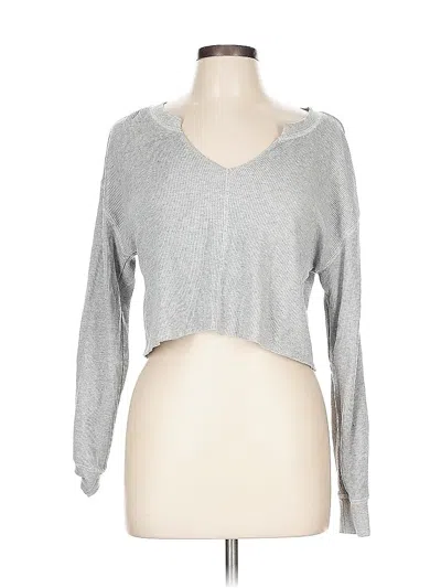 Pre-owned Bp. Long Sleeve T-shirt In Gray