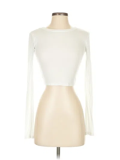 Pre-owned Bp. Long Sleeve T-shirt In White