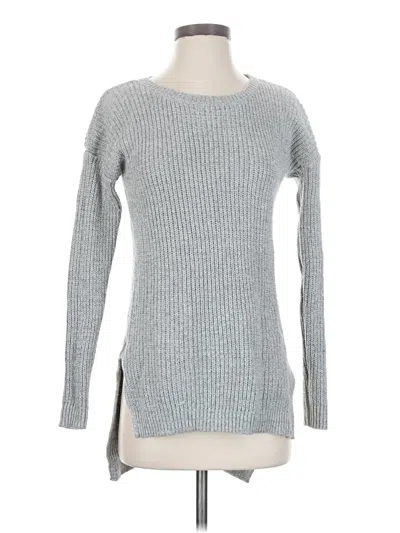Pre-owned Bp. Long Sleeve Top Gray Boatneck Tops
