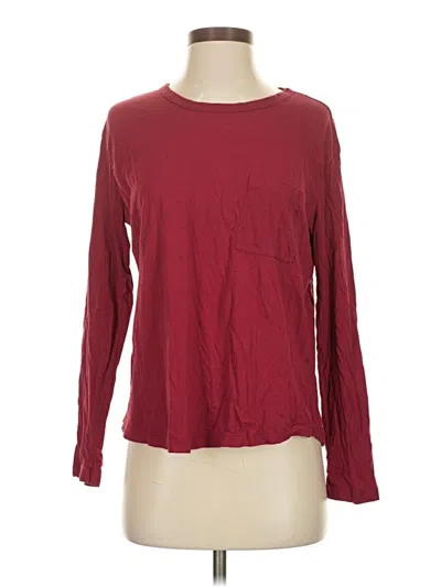 Pre-owned Bp. Long Sleeve T-shirt In Burgundy