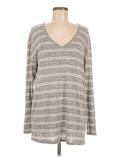 Pre-owned Bp. Long Sleeve T-shirt In Gray