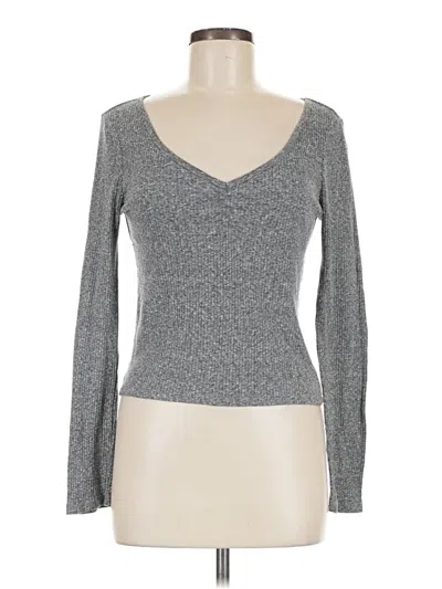 Pre-owned Bp. Long Sleeve T-shirt In Gray