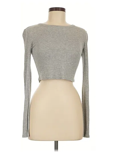Pre-owned Bp. Long Sleeve T-shirt In Gray