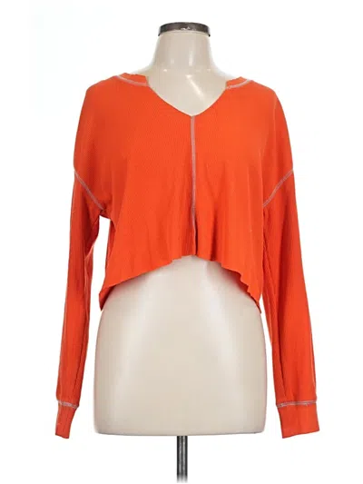 Pre-owned Bp. Long Sleeve T-shirt In Orange
